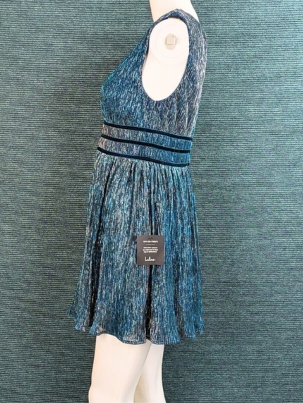 Lulu's Smoke Show Metallic Mini-Dress - Picture 5 of 10